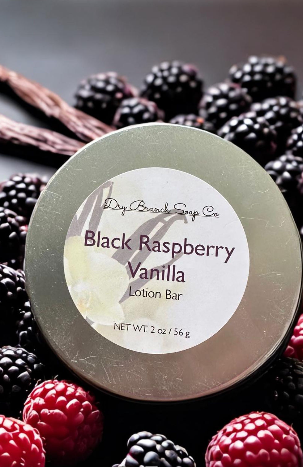 Black Raspberry Vanilla Hard Lotion Bar
