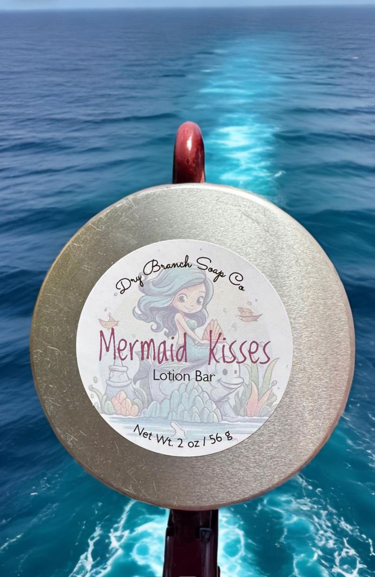 Mermaid Kisses Hard Lotion Bar