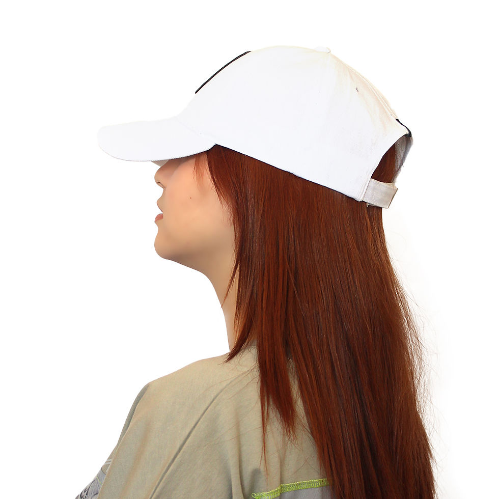 Küçük resim: Beyaz Unisex Basic Şapka