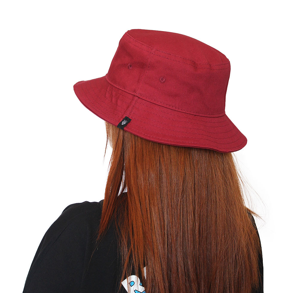 Küçük resim: Bordo Unisex Kova Şapka