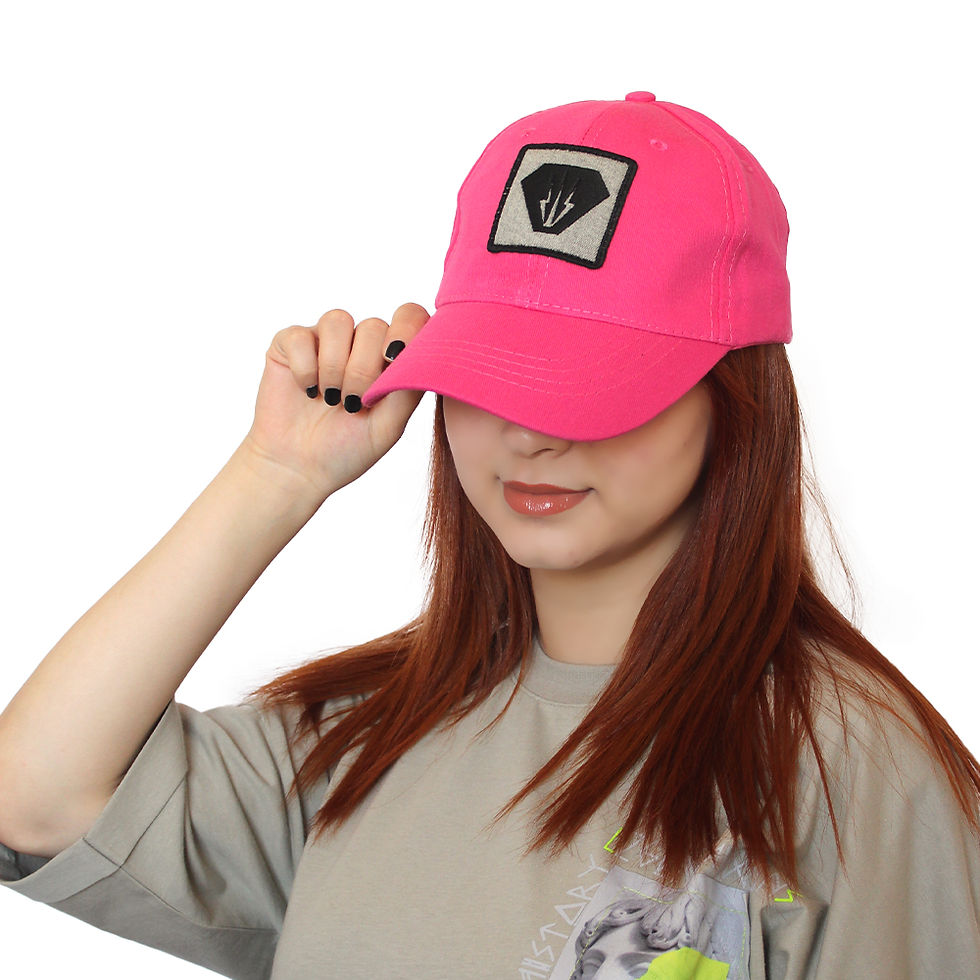 Küçük resim: Pembe Unisex Basic Şapka