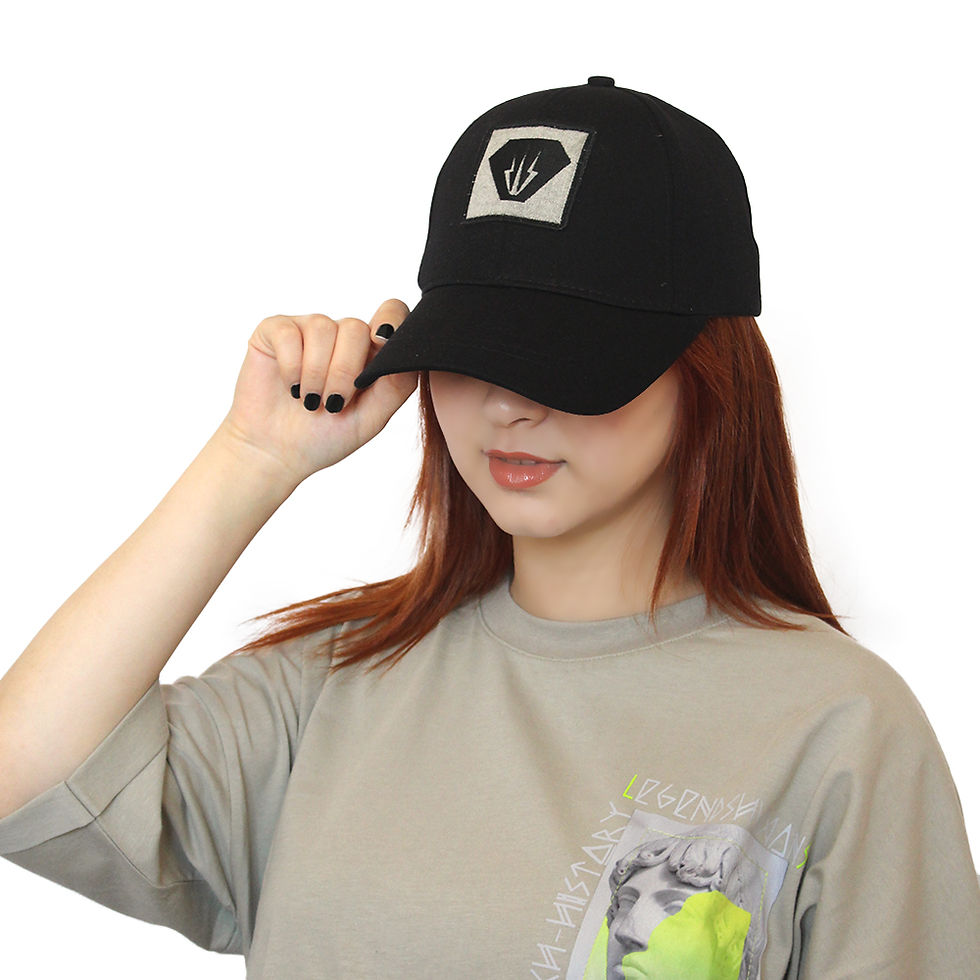 Küçük resim: Siyah Unisex Basic Şapka