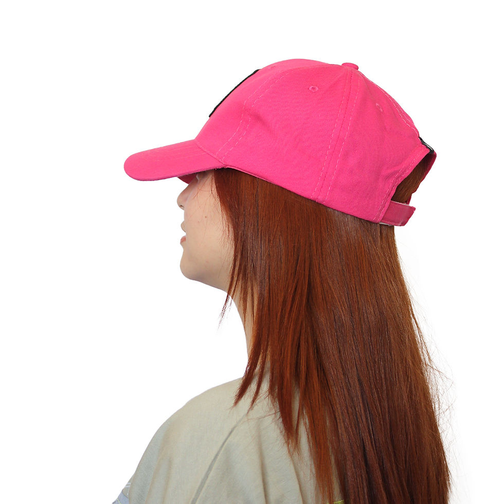 Küçük resim: Pembe Unisex Basic Şapka