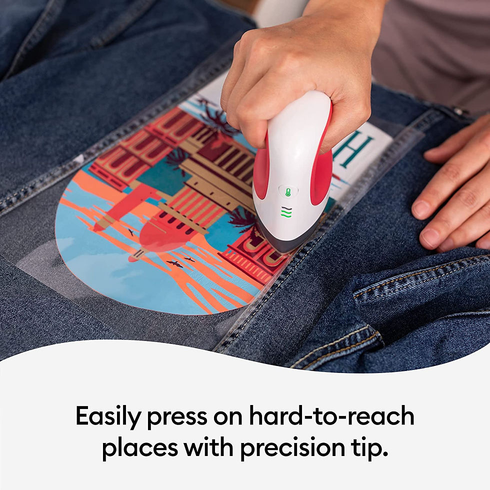 Thumbnail: Cricut EasyPress Mini Heat Press for Pressing Small Objects like Shoes, Stuffed