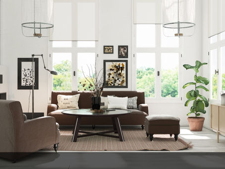 vintage modern living room