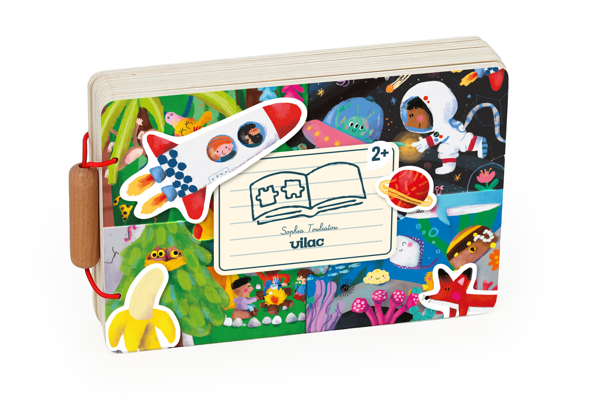 Wooden Puzzle Book-Adventures