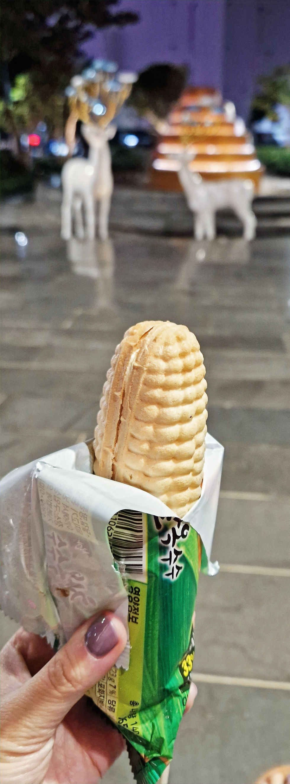 Corn ice cream