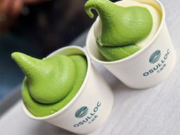 Green tea ice cream