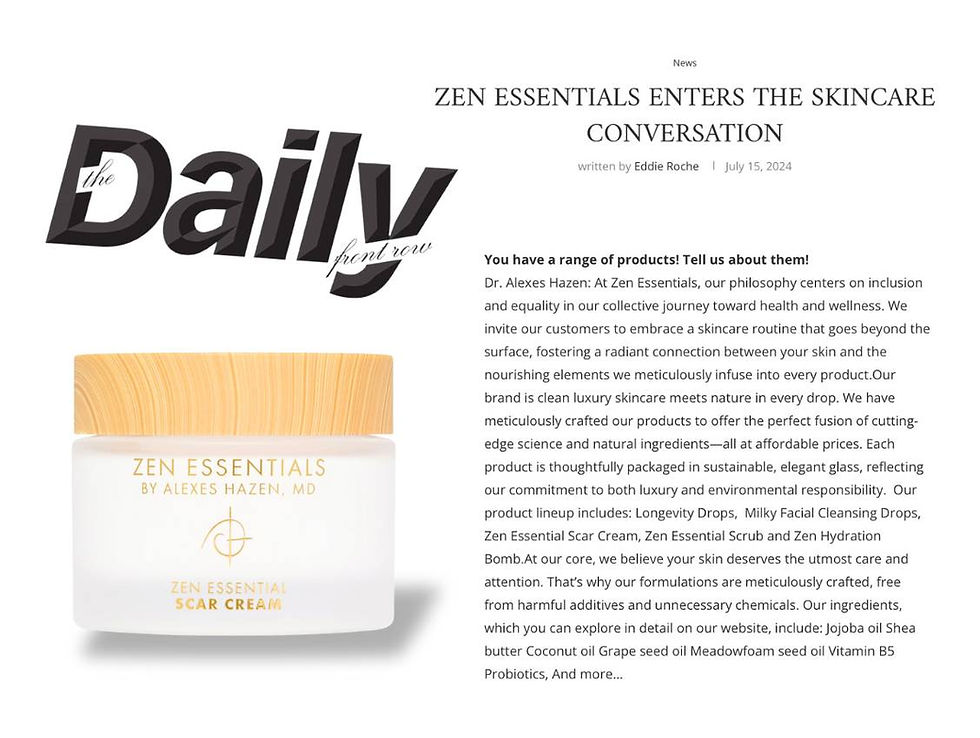 Zen Essentials Press feature Daily Front Row