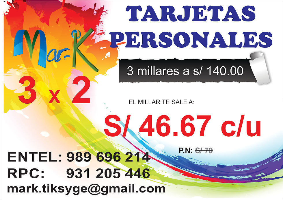 TARJETAS - IMP