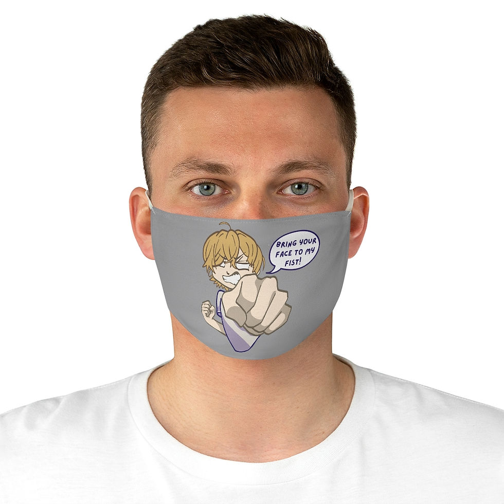Thumbnail: RAFFman grey Fabric Face Mask