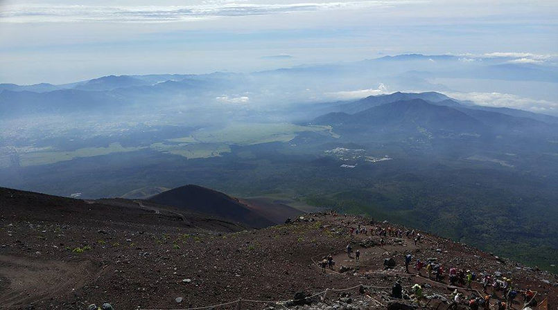 Climbing Mount Fuji