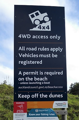 4WD Access Sign- Muriwai Beach.jpg