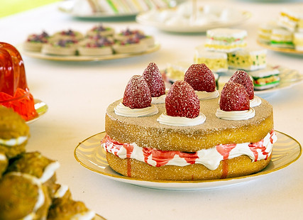 Party treats in the Mansfield Garden by