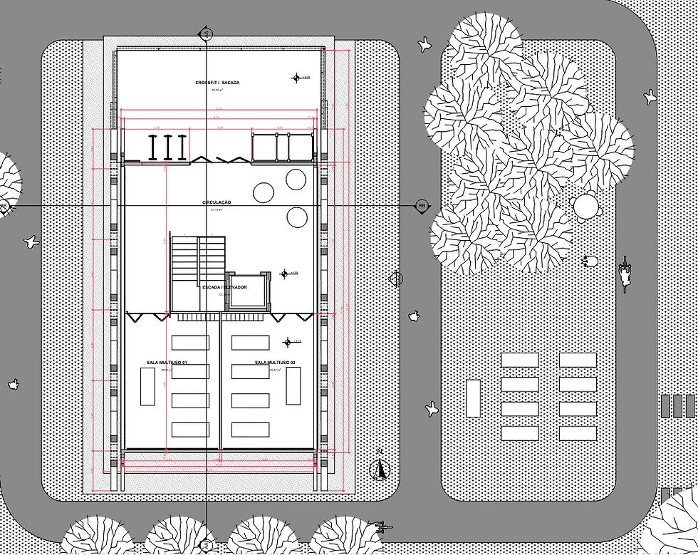 PLANTA BAIXA - 1° PAVIMENTO