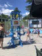 Cool off at Raptor Falls!