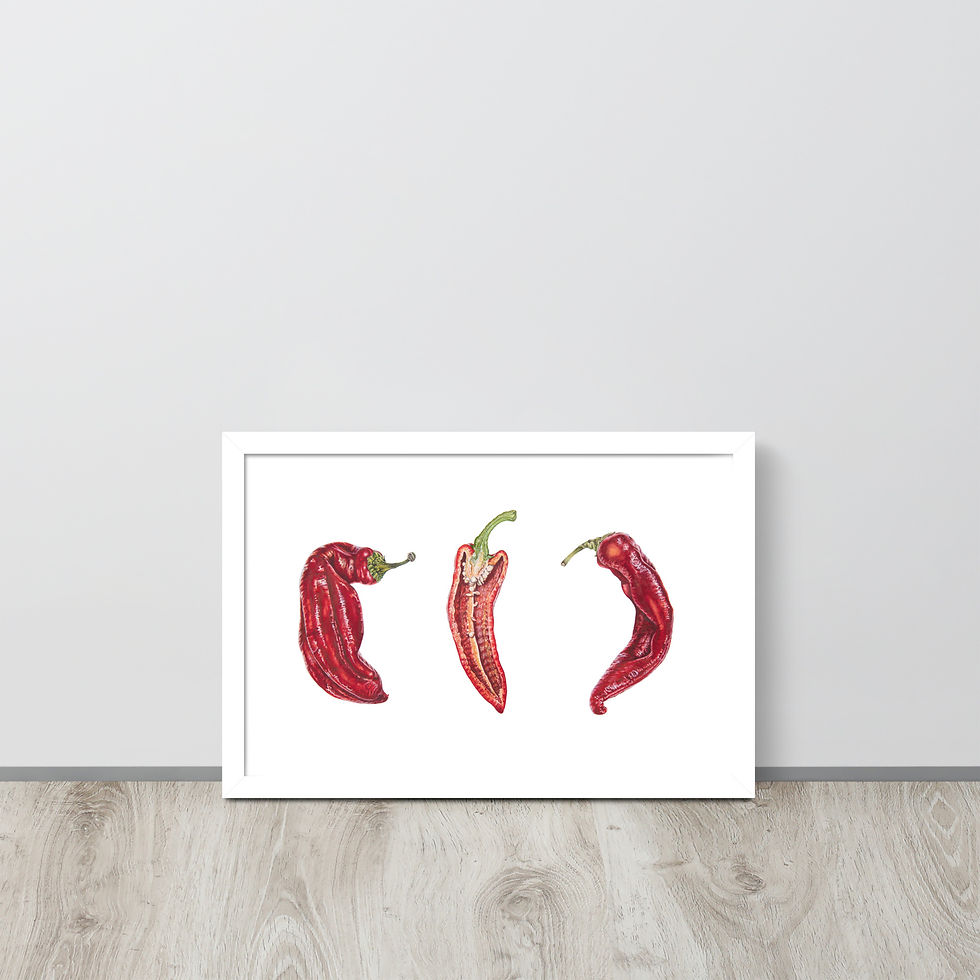 Thumbnail: Romano Peppers Giclee Framed Print