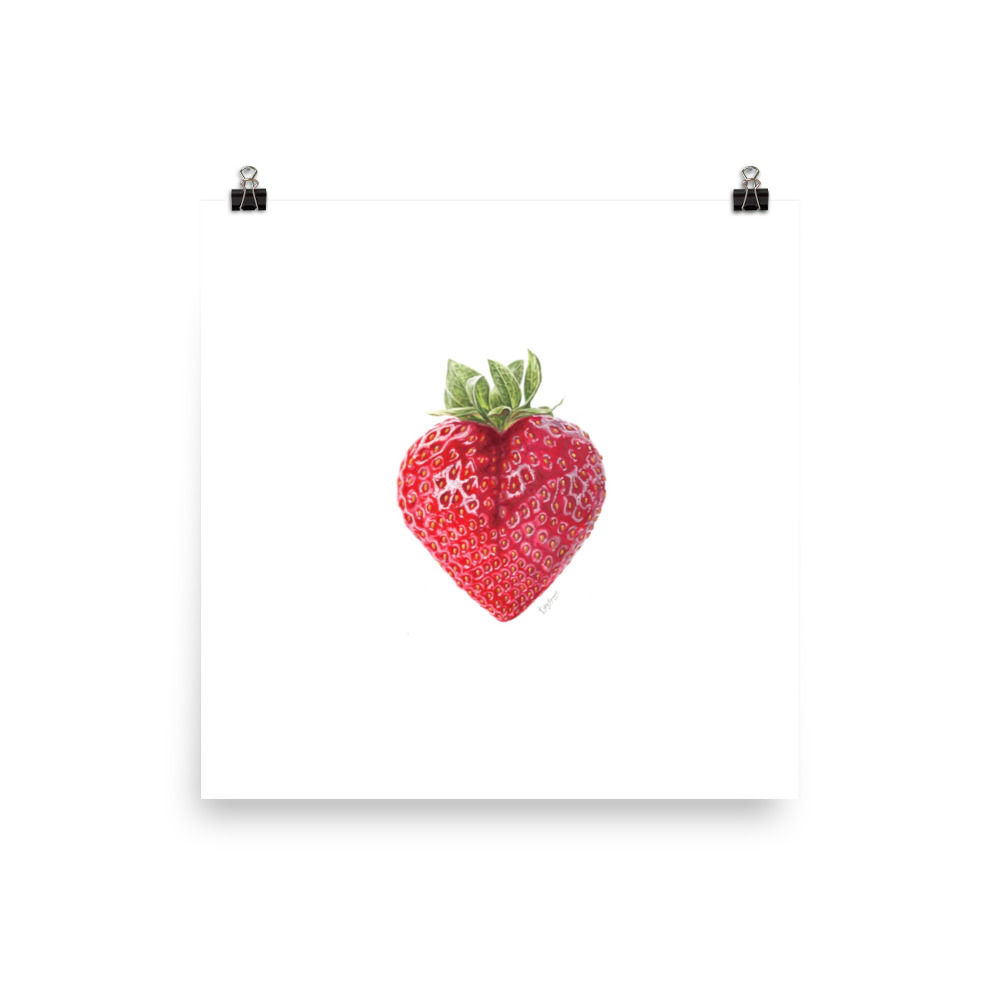Strawberry Giclée Print Unframed - choose size