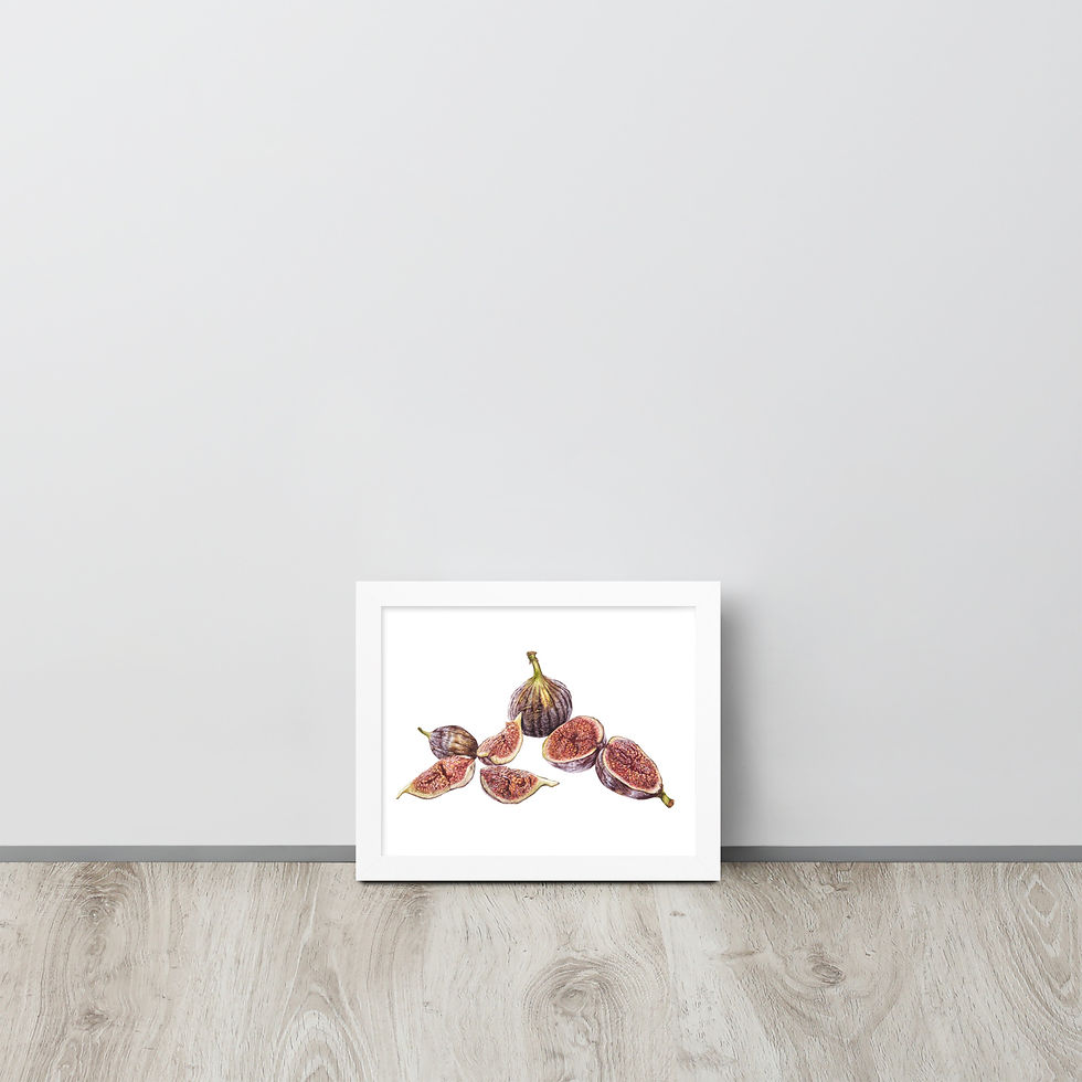 Thumbnail: Figs Giclee Print Framed - choose size/colour