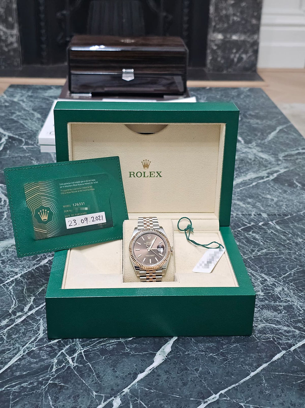 Thumbnail: Rolex Datejust 41 - Jubilee - Two-Tone Chocolate Dial - 126331 - 2021