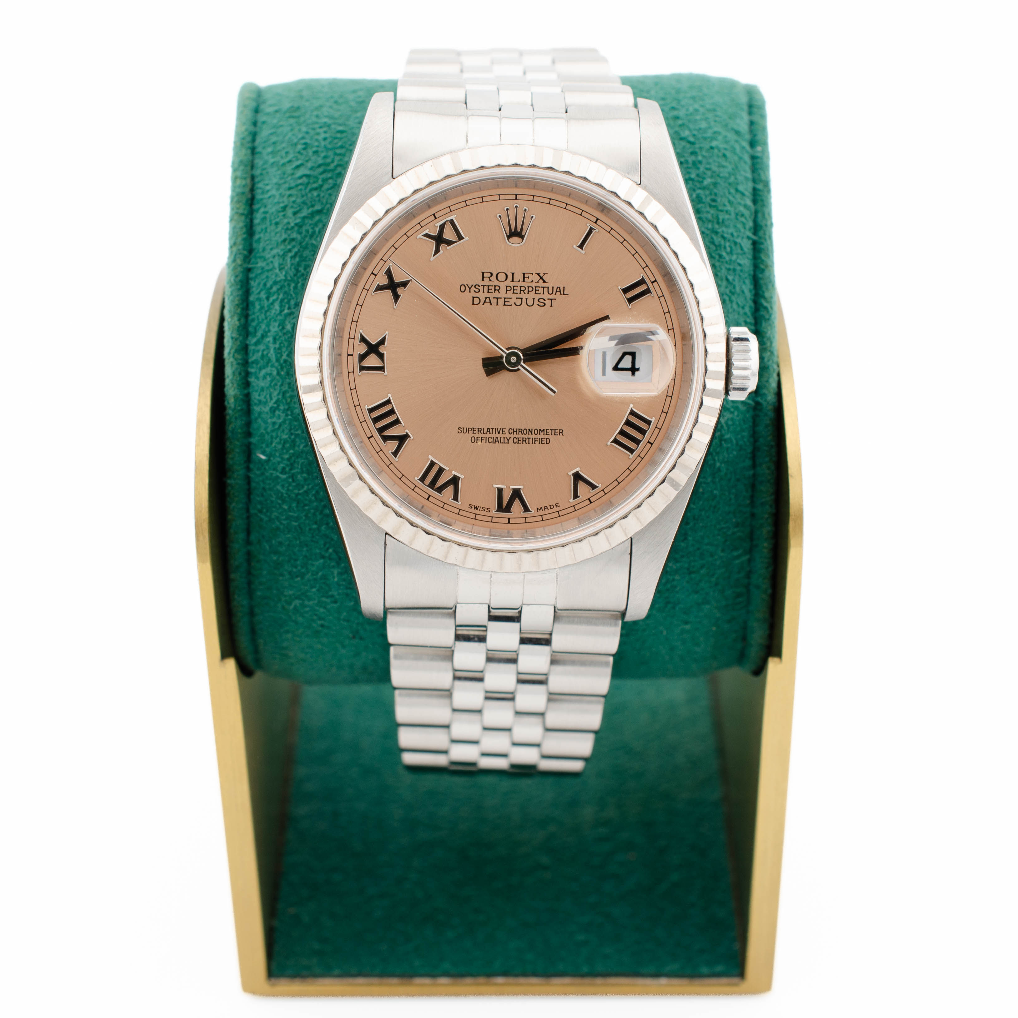Rolex Datejust 36 Vintage - Roman Salmon Dial - 16234 - Circa 2001 (Watch Only)