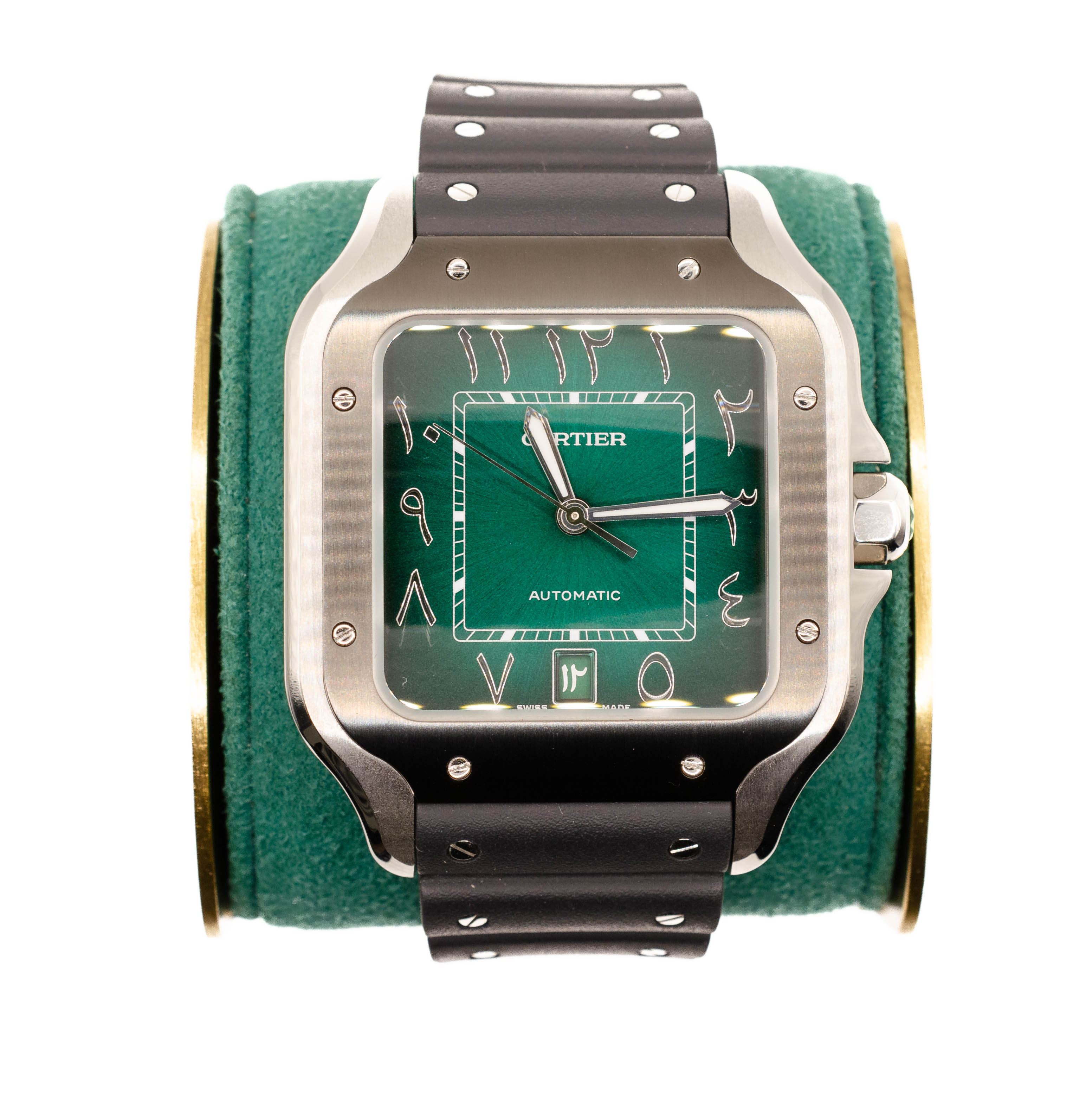 Cartier Santos de Cartier "Middle East Edition" – Green Arabic Dial - WSSA0055 -