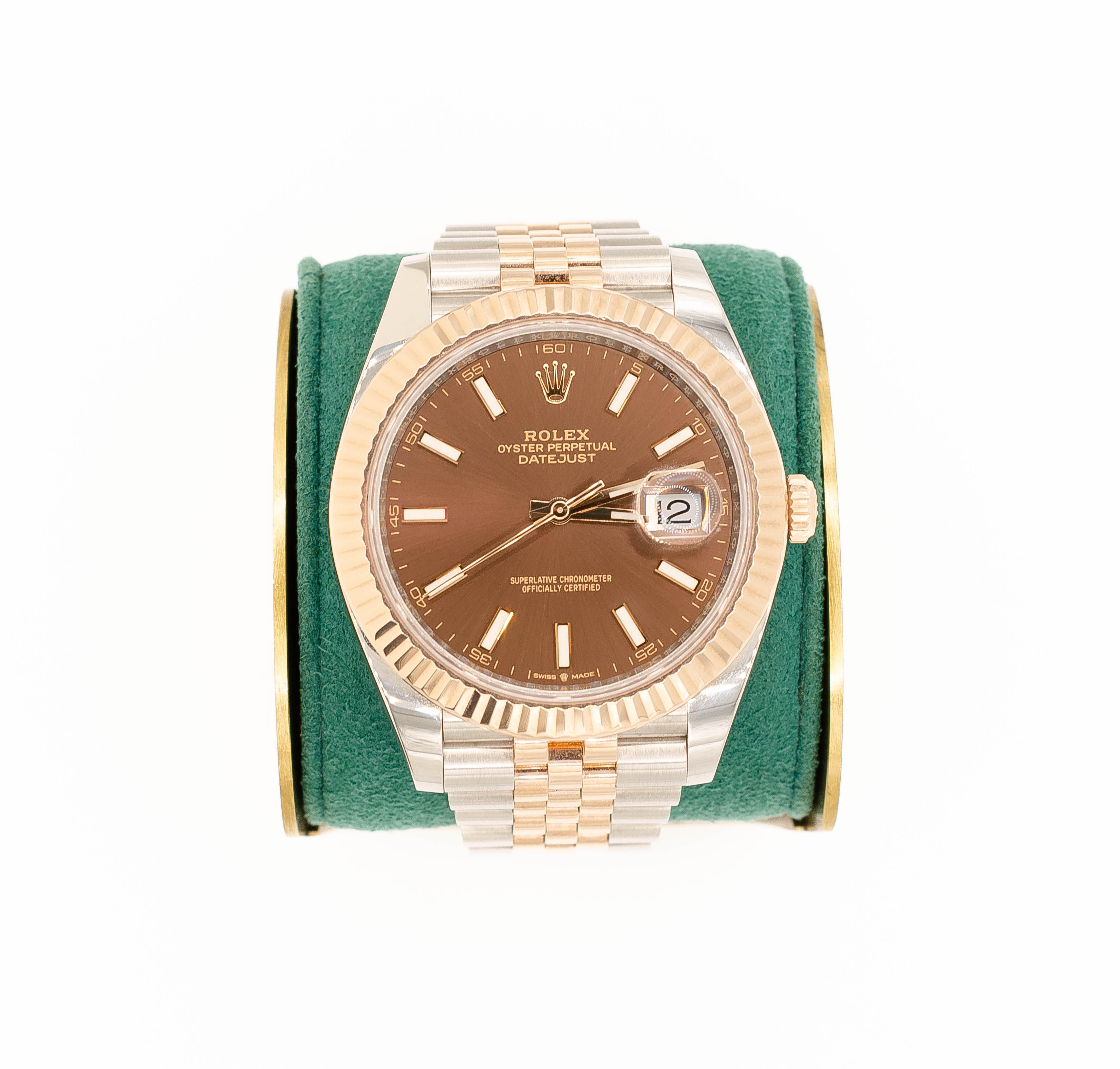 Rolex Datejust 41 - Jubilee - Two-Tone Chocolate Dial - 126331 - 2021