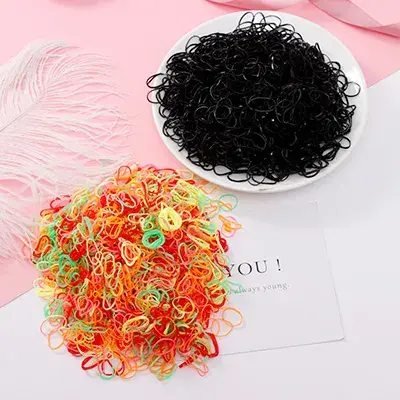 Miniatura: 1000pcs/Pack Girls Colorful Small Disposable Rubber Bands Gum for Ponytail Hold