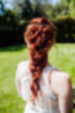 wedding hair long romantic braid
