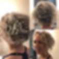 short hair updo