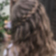Bridesmaids hairstyle plait braid waterfall