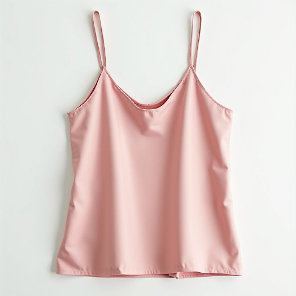 Pink Satin Cami