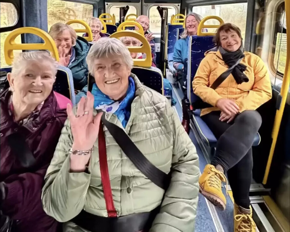 Elders in a bus