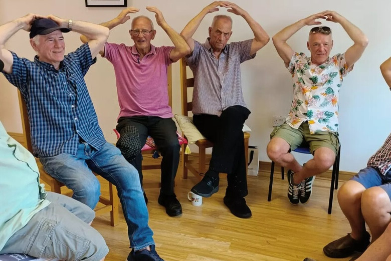 Aged men's circle