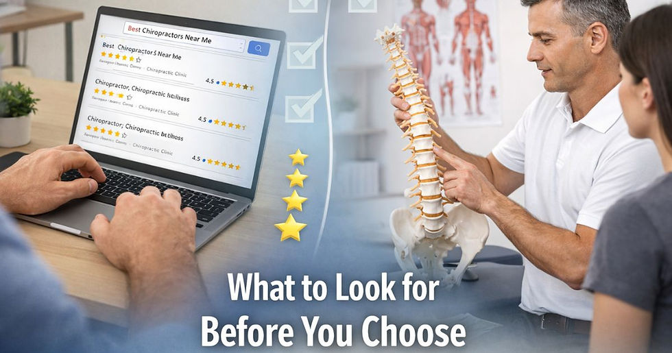 Best Chiropractors Near Me: What to Look for Before Choosing a Clinic