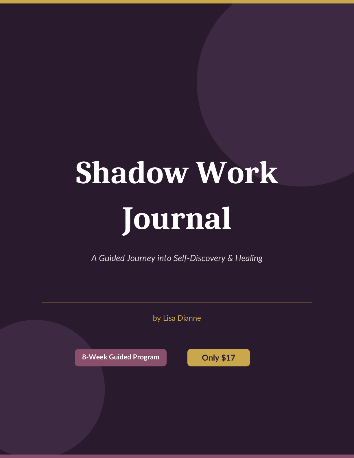 Shadow Work Journal – Full 8-Week Guided Program
