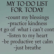 Motivational to-do list for a 15-minute follow-up session.