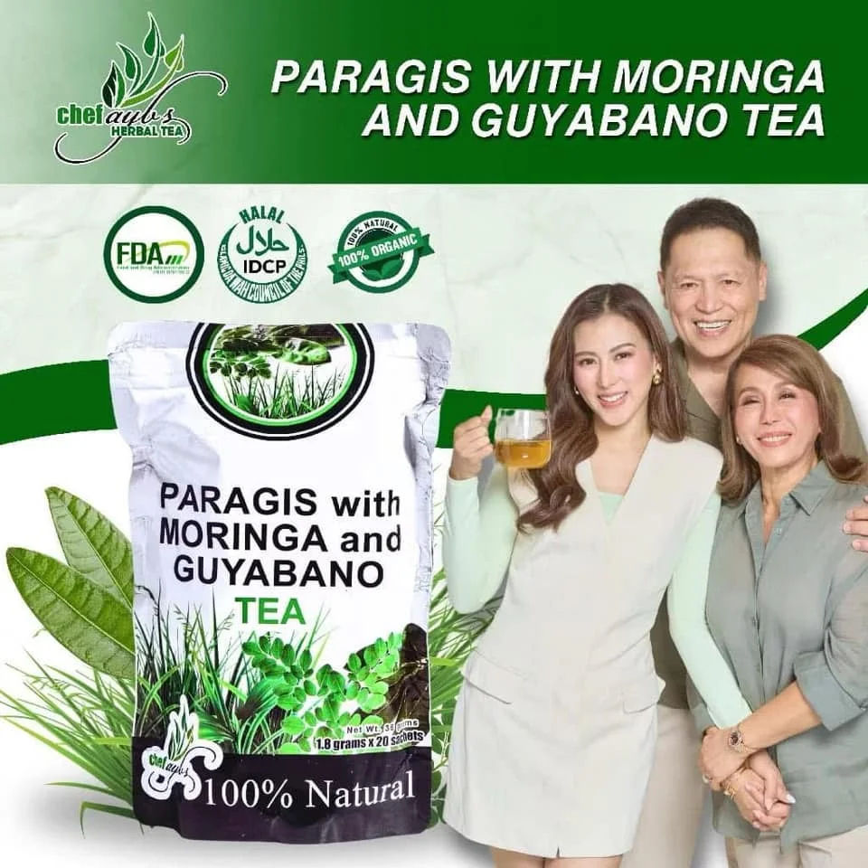 Thumbnail: Chef Aybs Paragis with Moringa and Guyabano Herbal Tea 20 sachets