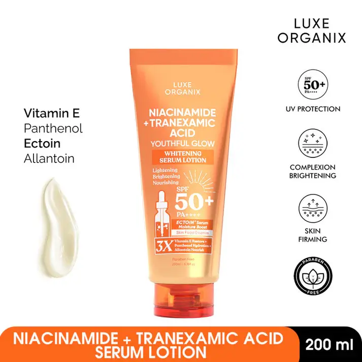 Thumbnail: Luxe Organic Niacinamide + Tranexamic Acid Lotion 200ml