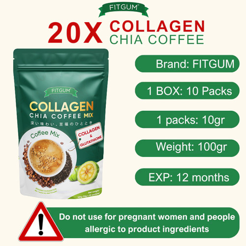 Fitgum Collagen Chia Coffee | musthaves by bell