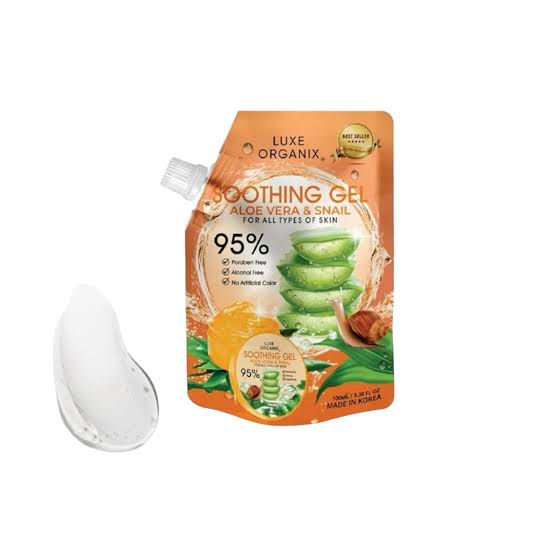 Luxe Organix Aloe Vera & Snail Soothing Gel 100ml