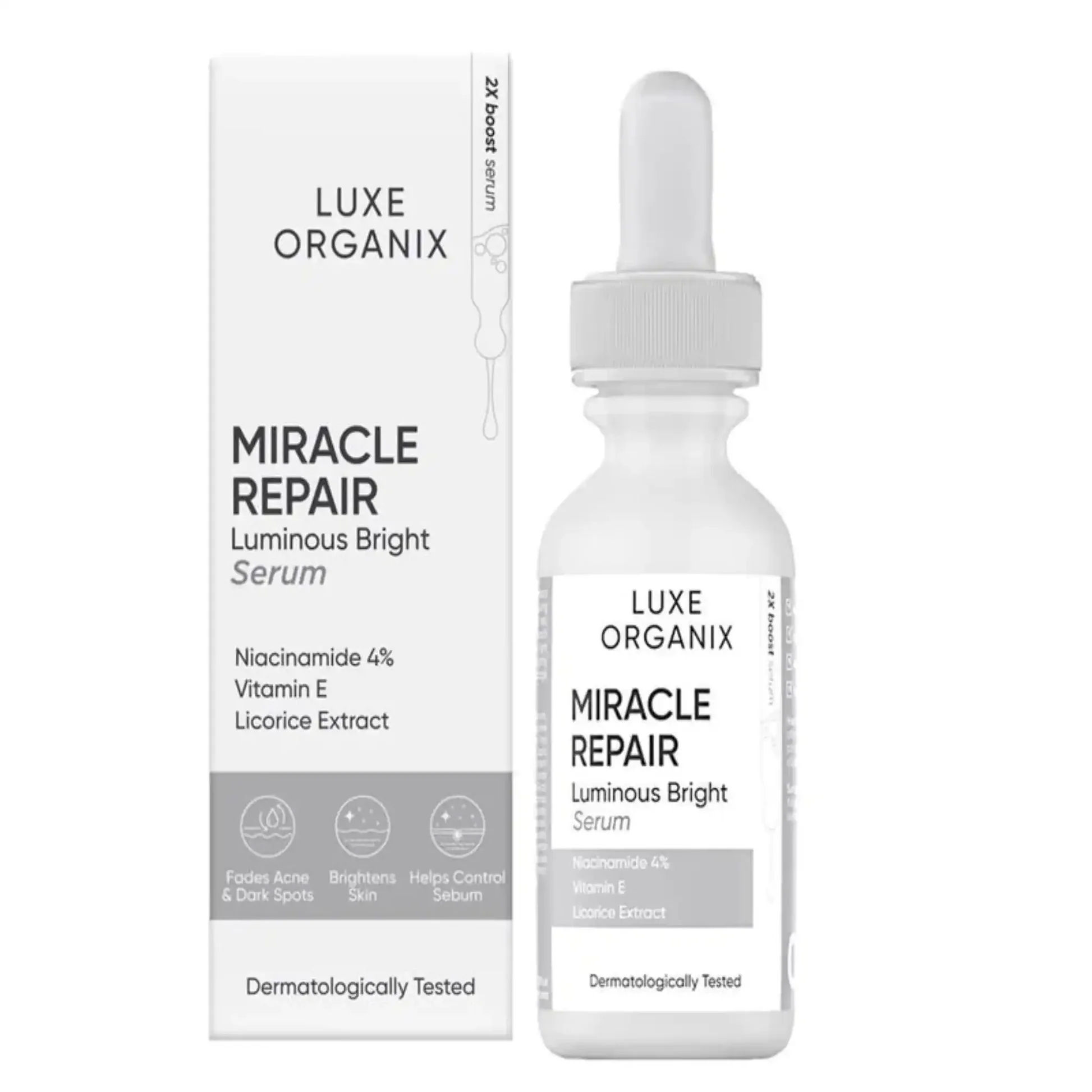 LUXE ORGANIX MIRACLE REPAIR SERUM