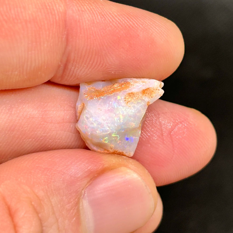 Thumbnail: Colorful Chunk Of Australian Lightning Ridge Rough Opal