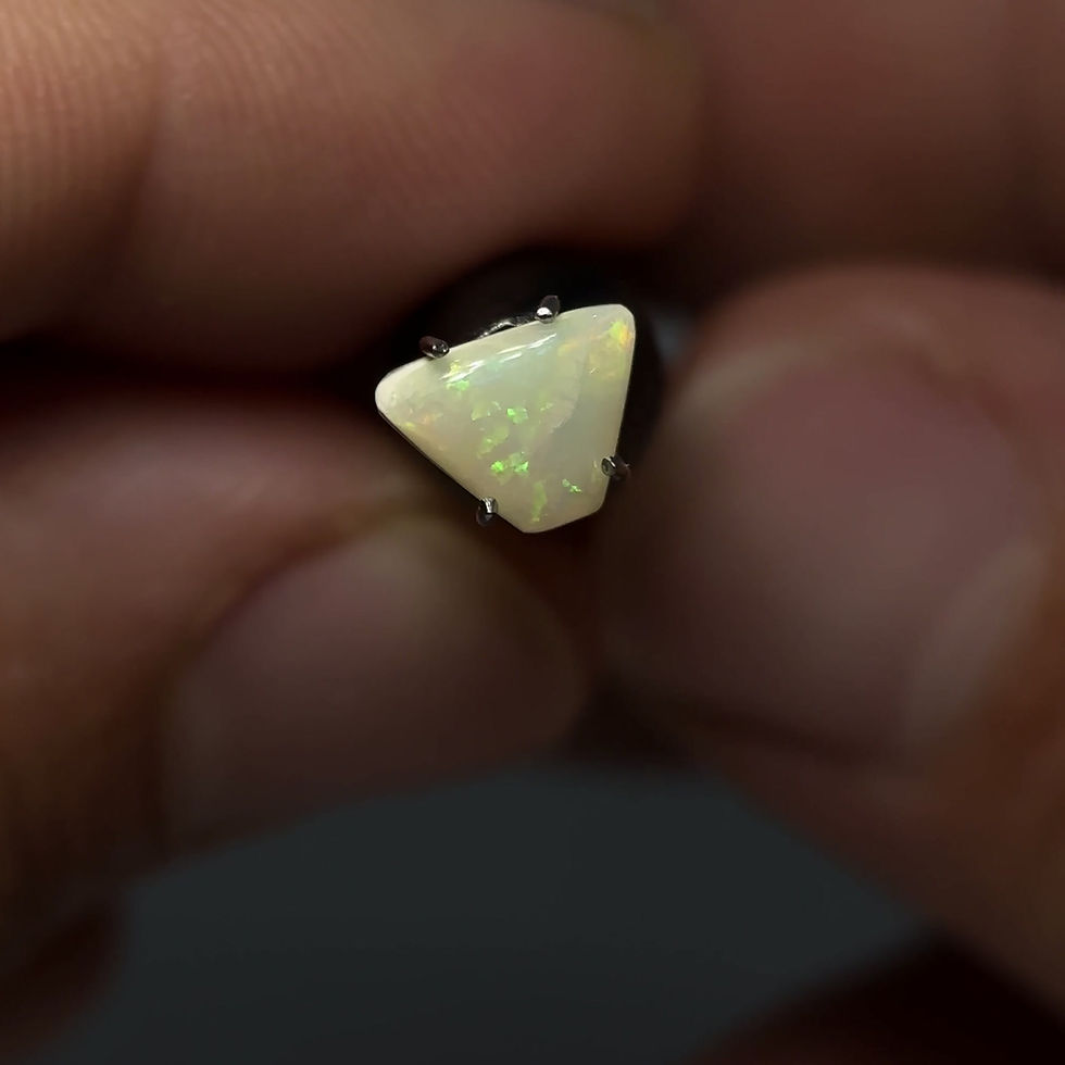 Thumbnail: Polished Horca Brazilian Deep Cut Opal Stone