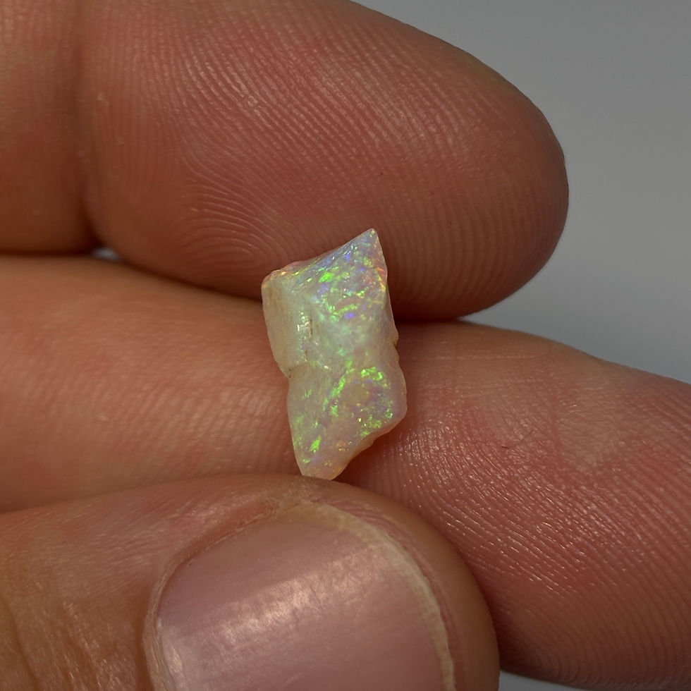 Thumbnail: Rough Australian Lightning Ridge Fairy Dust Opal Stone
