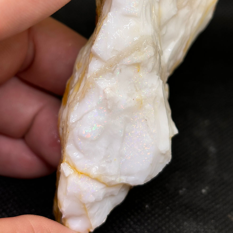 Thumbnail: Absolute Stunner Color Bar Filled Spencer Idaho Opal Rough