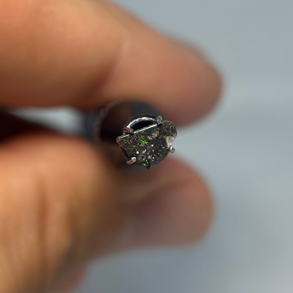 Thumbnail: Polished Tablon Honduran Hoop Down Opal Stone