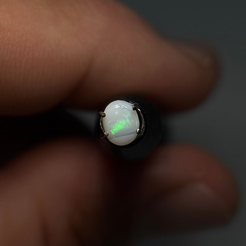 Thumbnail: Polished Virgin Valley Nevada Seismic Opal Stone
