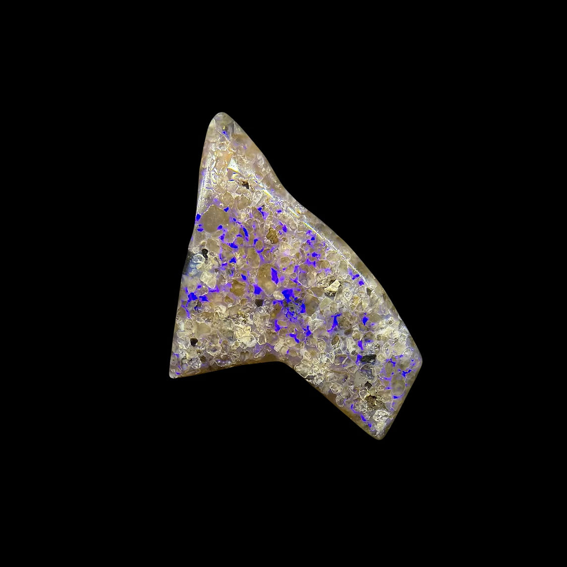 Polished Louisiana Vernon Parish Ancient Sculpture Opal Stone