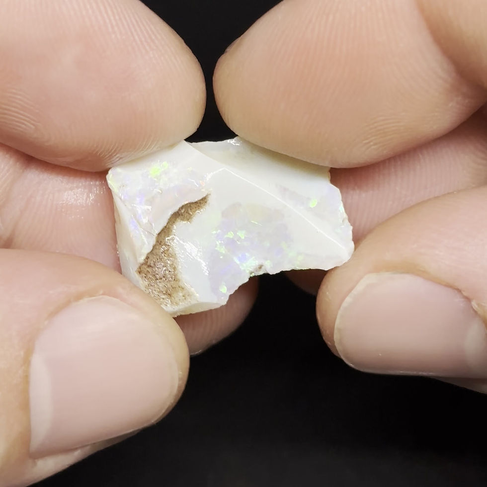 Thumbnail: Rare Bright Australian Lambina Opal Color Lake Sculpting Collectible Specimen